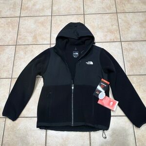 The North Face Black Fleece-Lined Jacket 🧥 women size L black NEW
